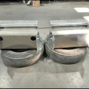 Custom built steps for 379 Peterbilt