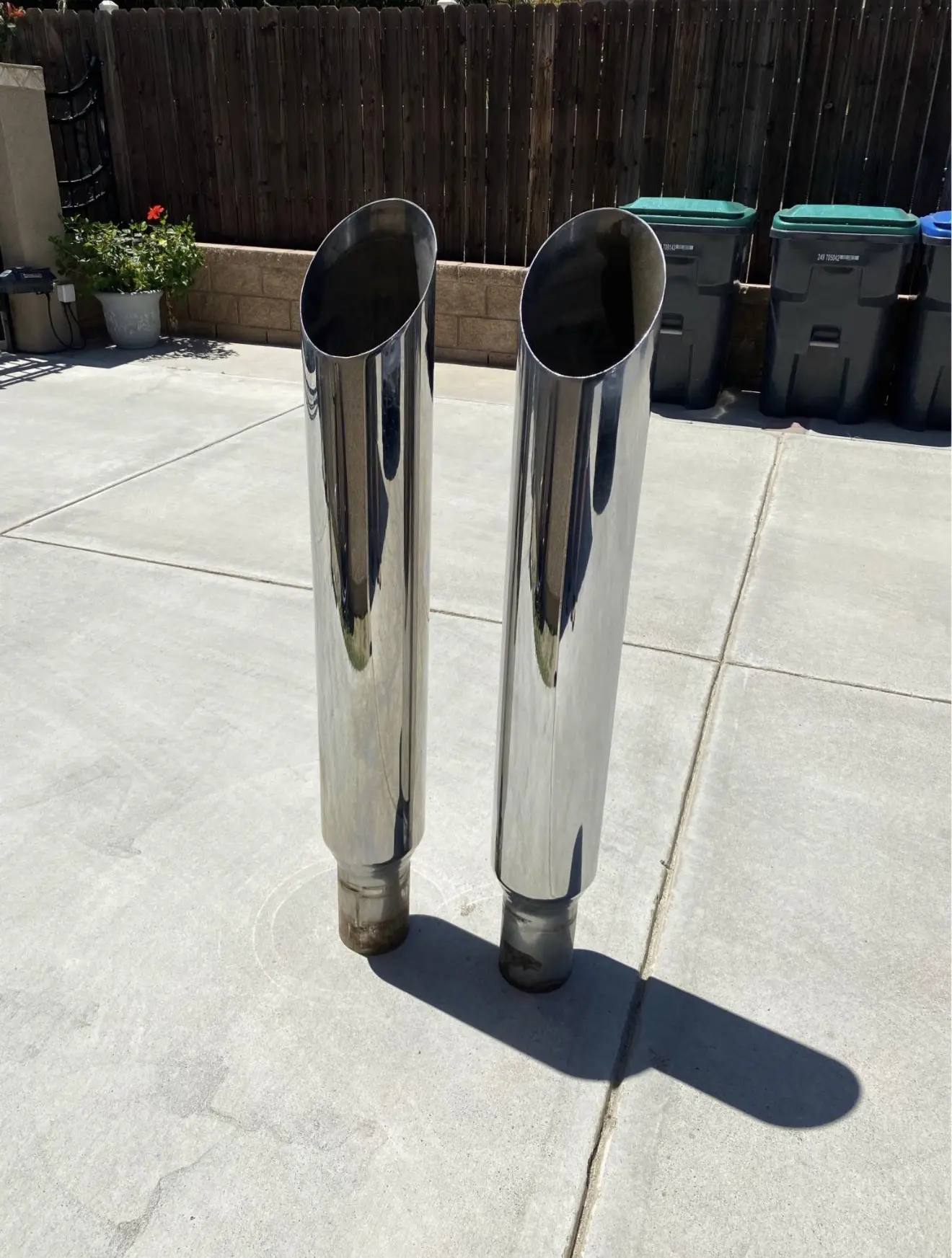 Peterbilt 7” Miter Exhaust Tips 48” long - Image 2